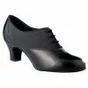 Roma Black Leather. Heel: 2,5 inches