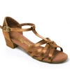 G1012 Tan satin. Heel: Cuban